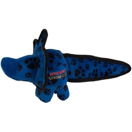 CHOMPERS Chomper WB11516 Gladiator Tuff Dino Dog Toy - Assorted WB11516